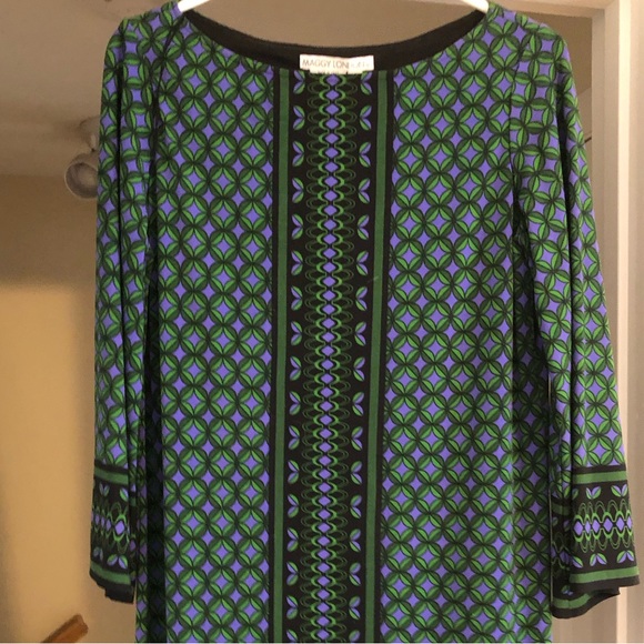Maggy London Vintage Longsleeve Mini Dress (4) - Picture 2 of 5